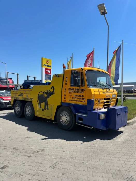 Recuperator Camioane Tatra V8 2 Trolii Tractari Camioane 6x6