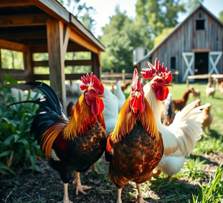 Яичная и куриная ферма.