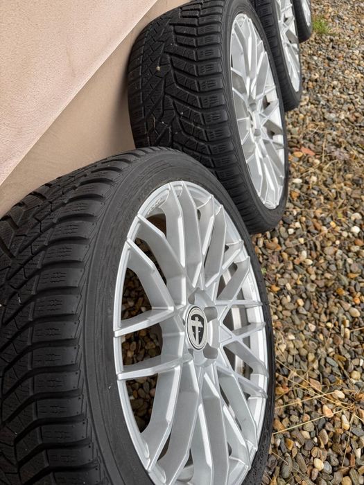 Jante Tomason , 19 inch , 8,5  , echipate cu cauciucuri de iarna
