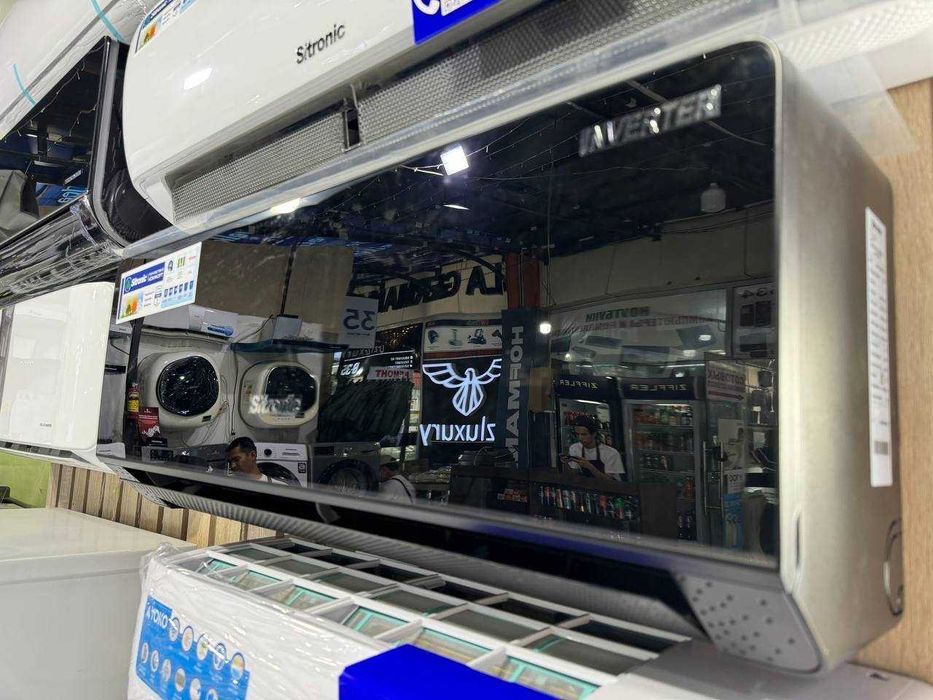 Кондиционер Sitronic Dark 12, Full DC inverter, Toshiba компрессор