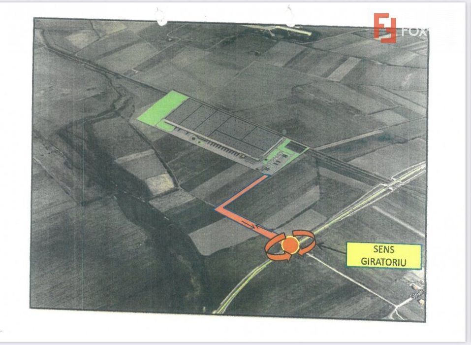 57 Hectare Teren centura cu front 485 ml pretabil parc logistic - V548