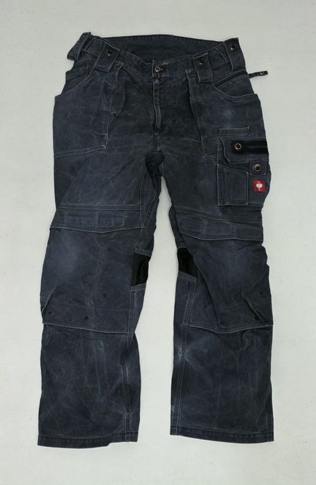 Pantaloni Engelbert Strauss R&T Cargo Pants Denim Workwear marimea 52 EU sau Nr. 26 ptr barbați