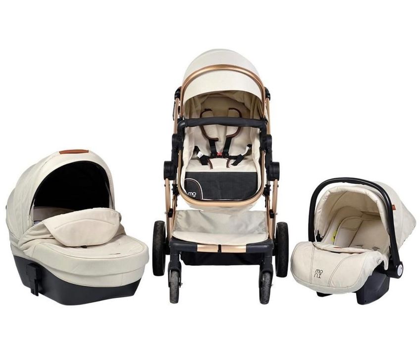 Moni Polly комбинирана количка 3 в 1