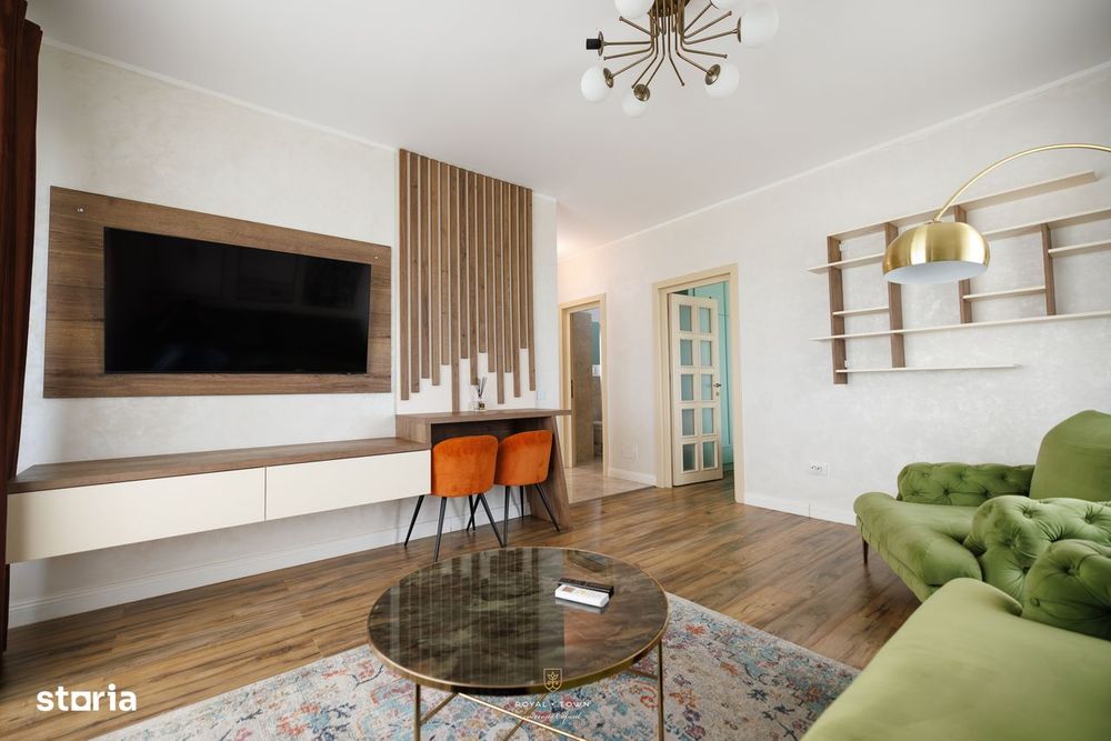 Intabulat! De vânzare apartament 3 camere mobilat premium, Royal Town