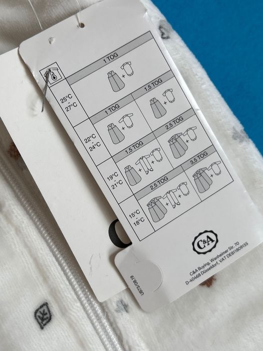 Ново спално меко чувалче за бебе Disney Teddy  Bear 9 -18 месеца