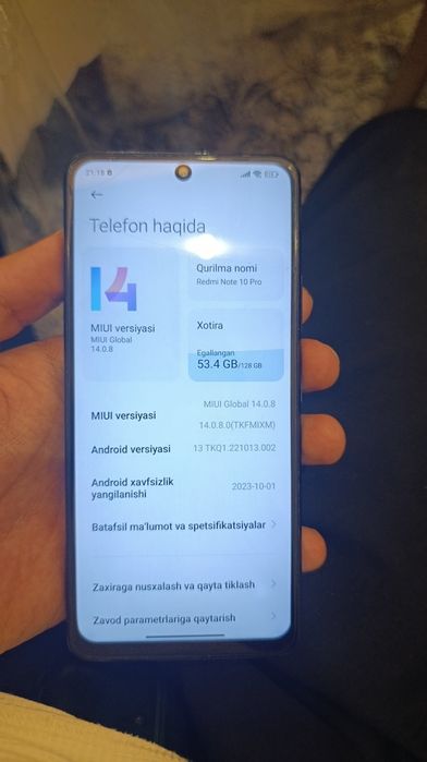 Redmi note 10 pro