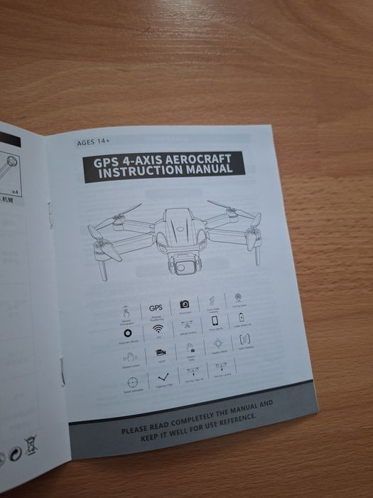 Дрон gps 4-axis работещ