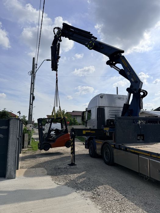 Servicii macara transport utilaje