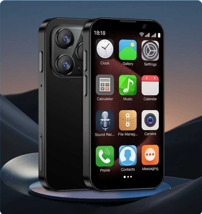 Мобилен телефон mini XS18 Pro, 3.0 инча, 2GB RAM, 16GB ROM,Dual SIM,3G