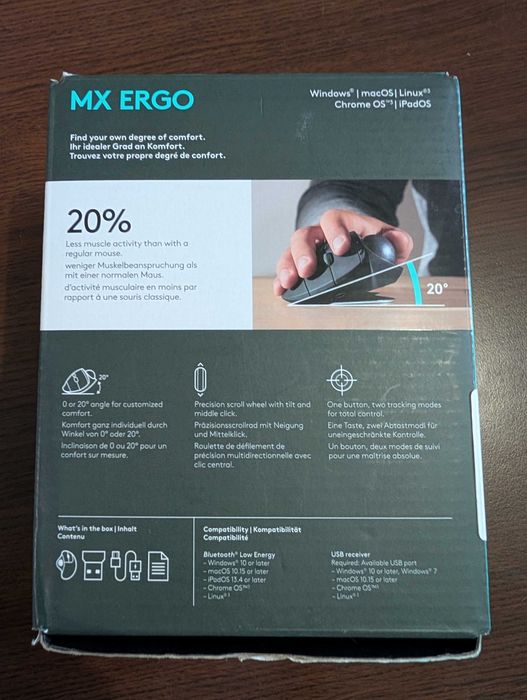 Ергономична мишка Logitech MX Ergo