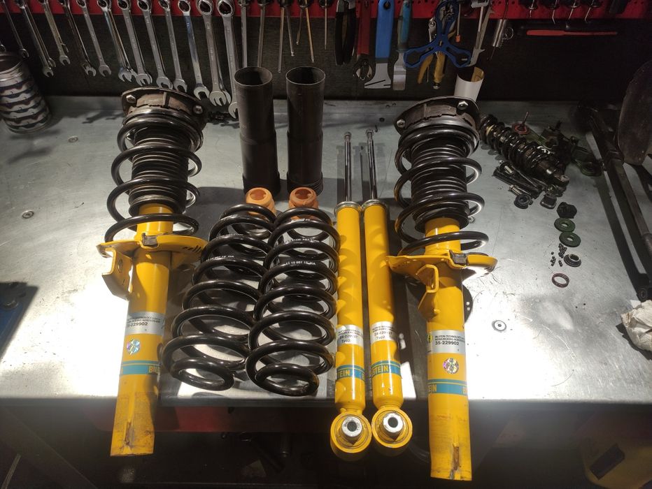 Bilstein B8+ с Eibach пружини MQB VW SKODA SEAT AUDI