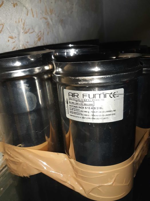 Soba teracotă,samotă 6 randuri noua si burlane