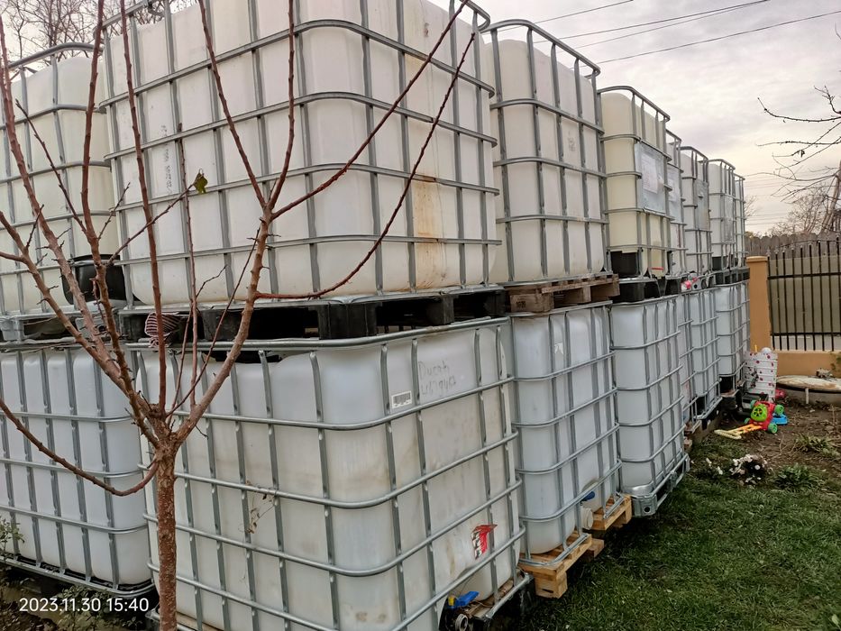 Depozitare lichide, Apă//Cereale - ibc - Bazin 1000Litri