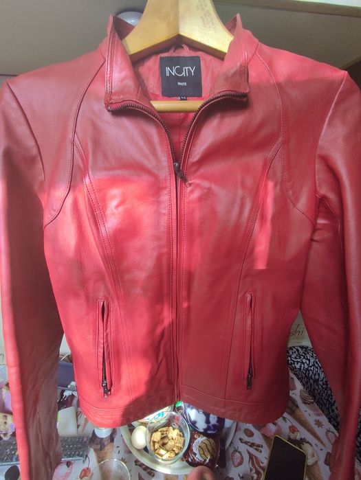 Куртка женская кожаная