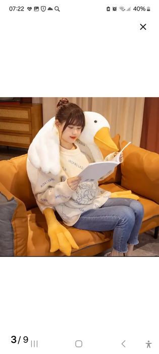 Продам мягкую игрушку Гуся новый