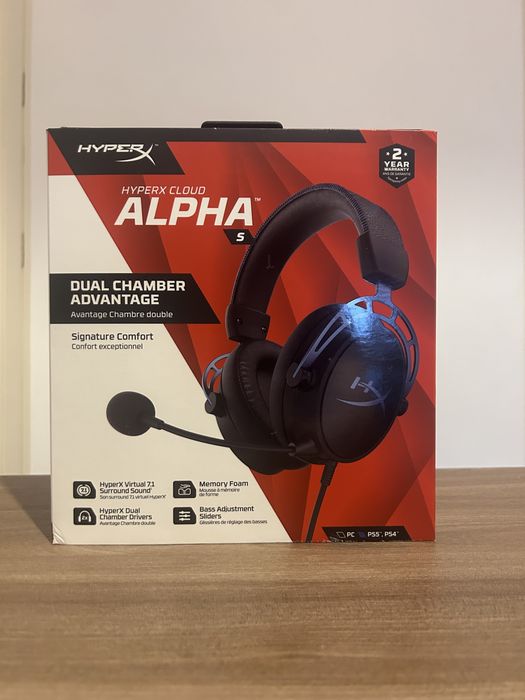 Casti de gaming HyperX Cloud Alpha S (NOI)
