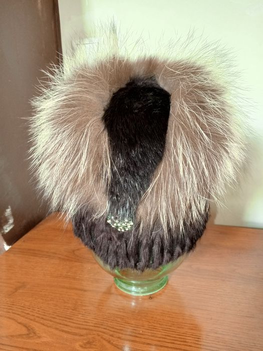 Норковая шапка 13000