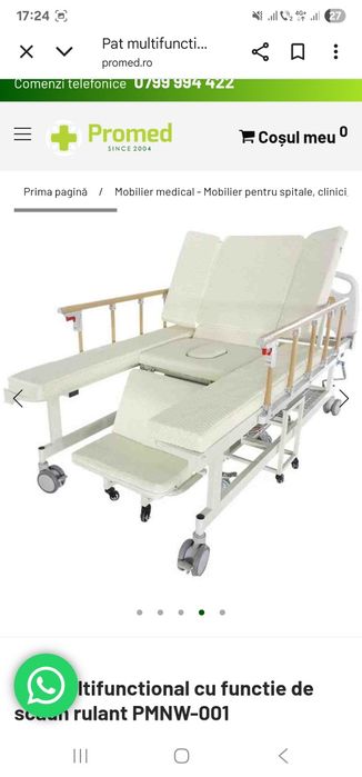 Vand pat pentru persoane cu dizabilitati