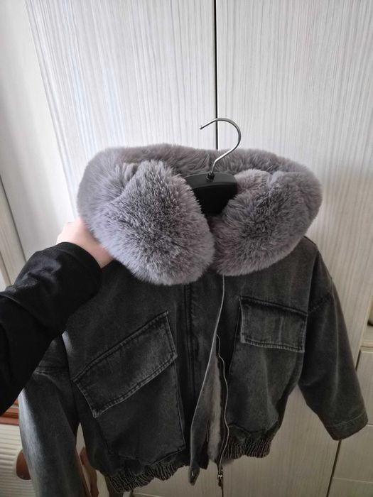 Дънково яке с пух