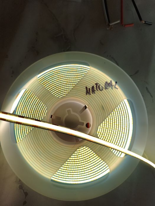 Banda led cob 12v 12w lumina continua culoare  rece cald natural neutr