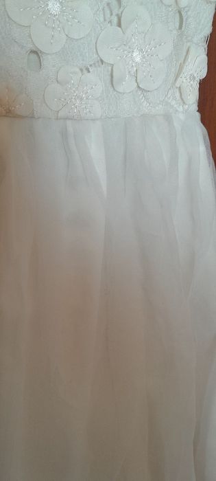 Детская белая платья