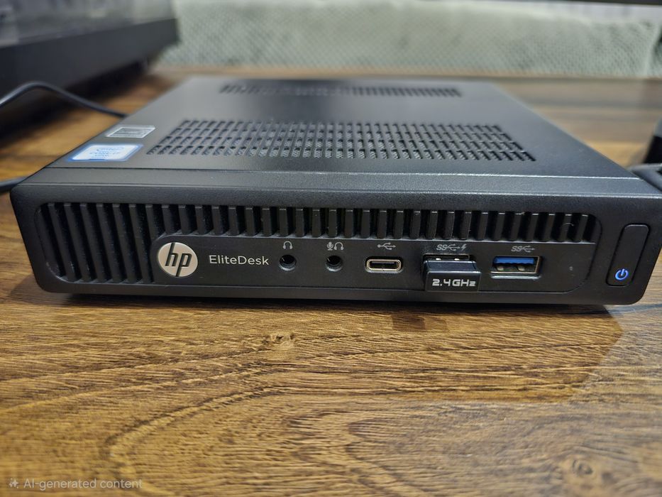 Mini PC HP EliteDesk i5 + monitor LG 31” + SSD extern 2TB – pachet complet