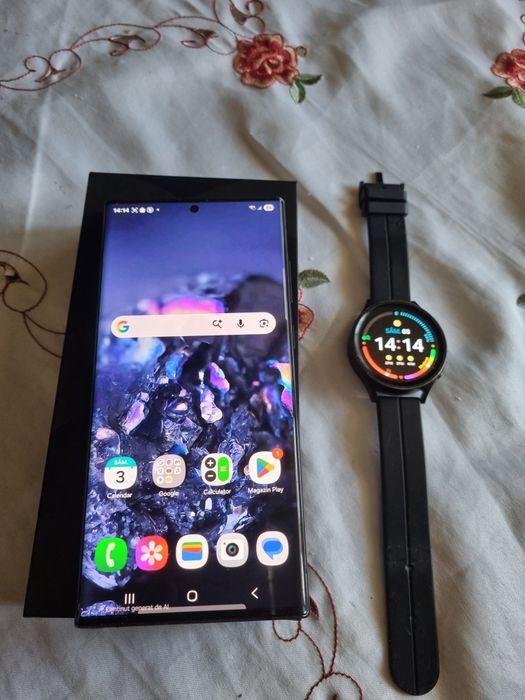 Samsung Galaxy S22 Ultra 5G + Galaxy Watch5 Pro LTE – pachet complet