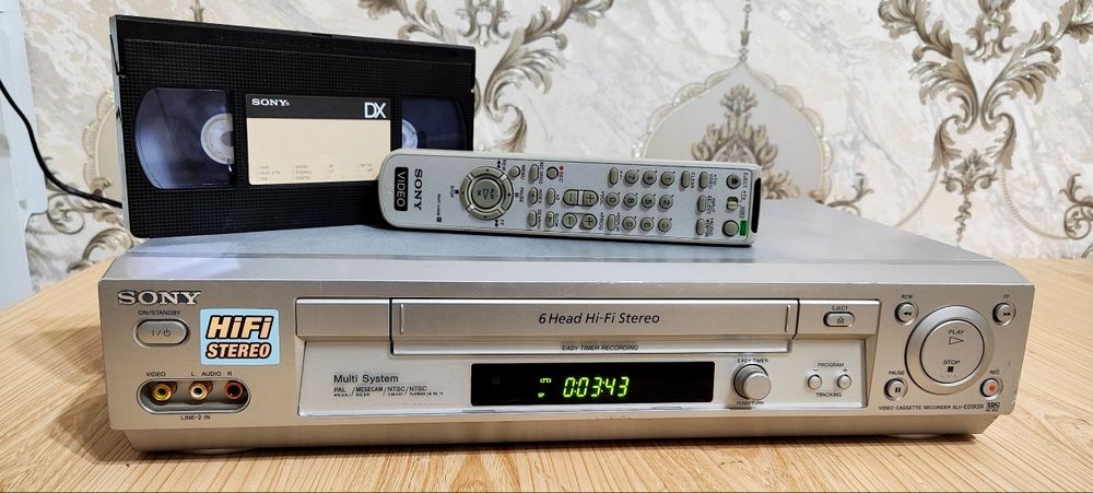Sony 6Head Hifi видеомагнитофон