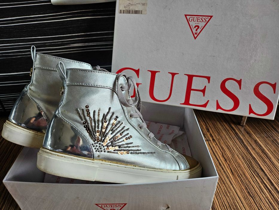 Philipp plein и GUESS сникърси естествена кожа оригинални