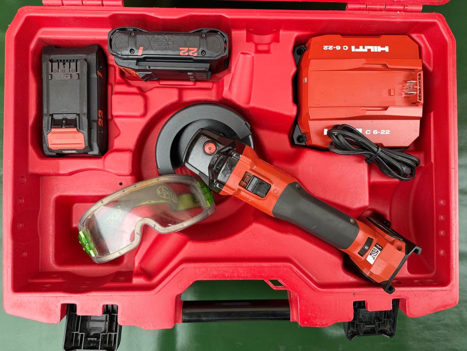 Hilti AG 4S-22 Nuron – акумулаторен ъглошлайф + 2x 4.0Ah батерии