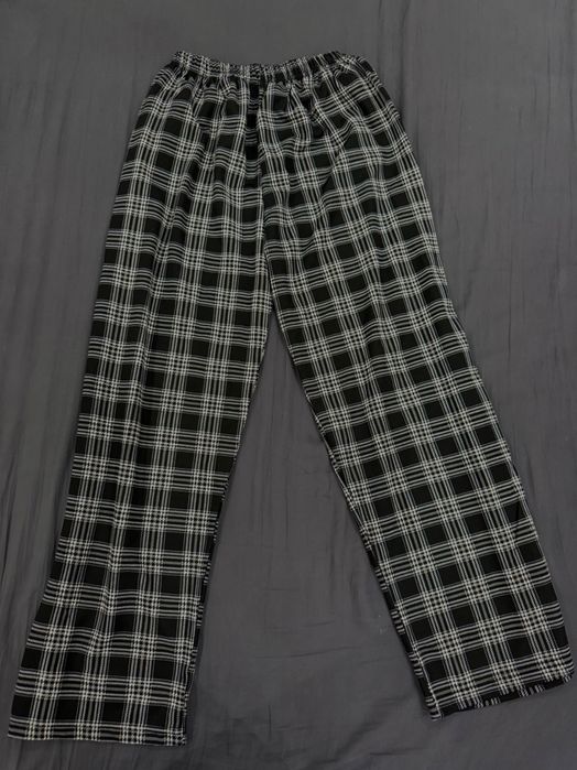 Штаны брюки клетчатые