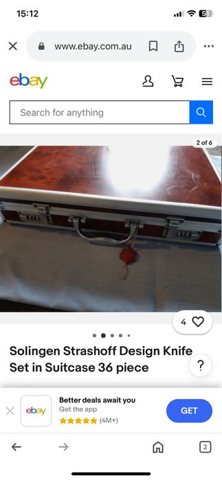 Set Cutite Strashoff Solingen 36 pieae