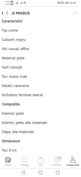 Cizme Zee Lane Piele 38