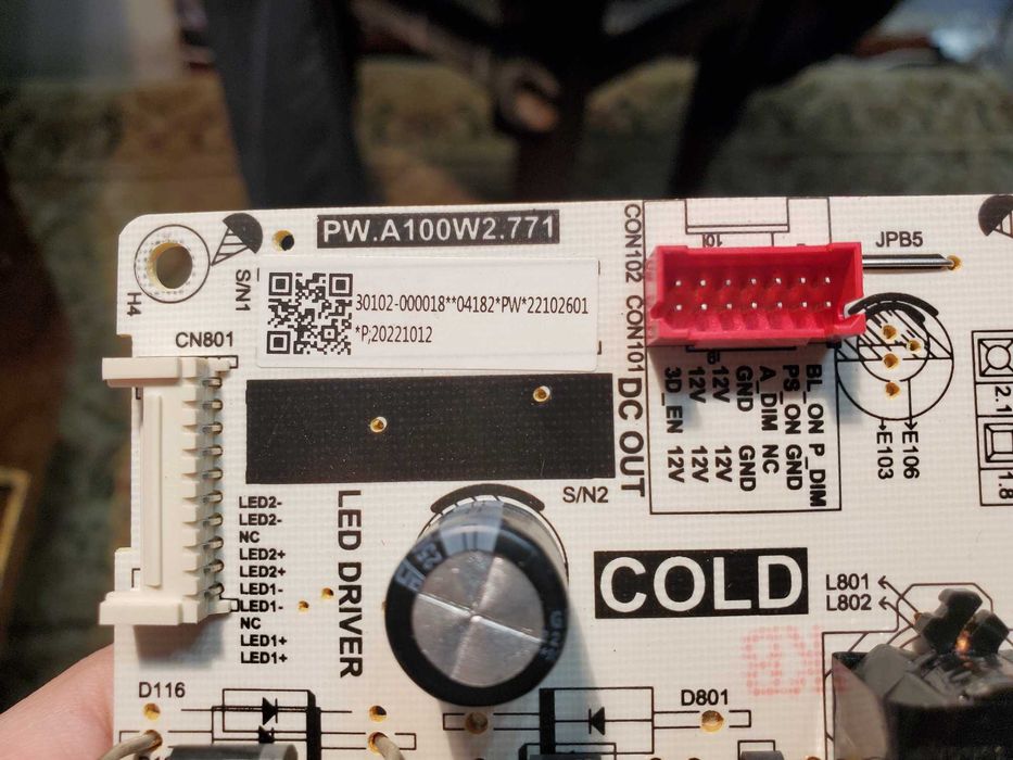 Плата блока питания для телевизоров TCL