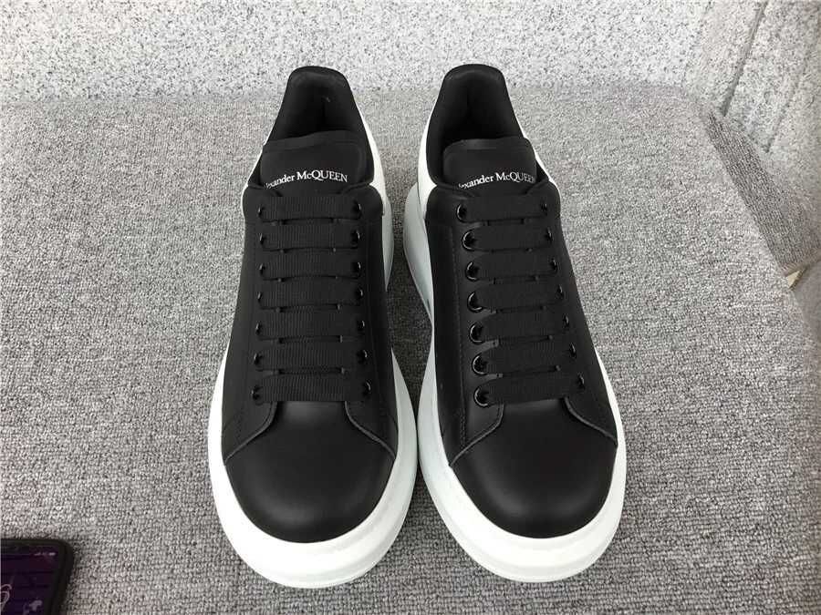 #SUMMER SALE# Alexander McQueen Sneaker Negru Cu Alb - Verificare Colet -