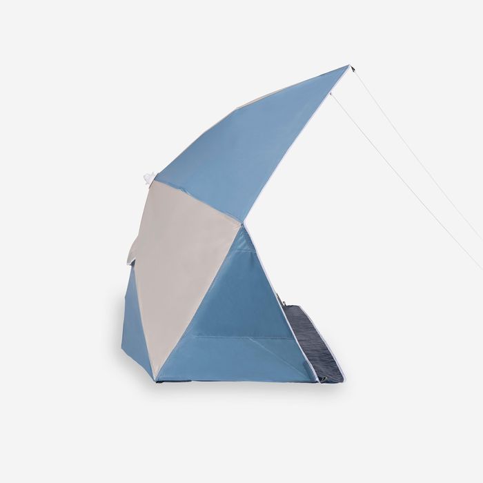 Adăpost de plajă compact 3 locuri Upf 50+ - produs resigilat Decathlon
