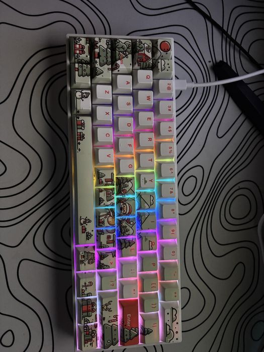 Tastatura santa qwerty key