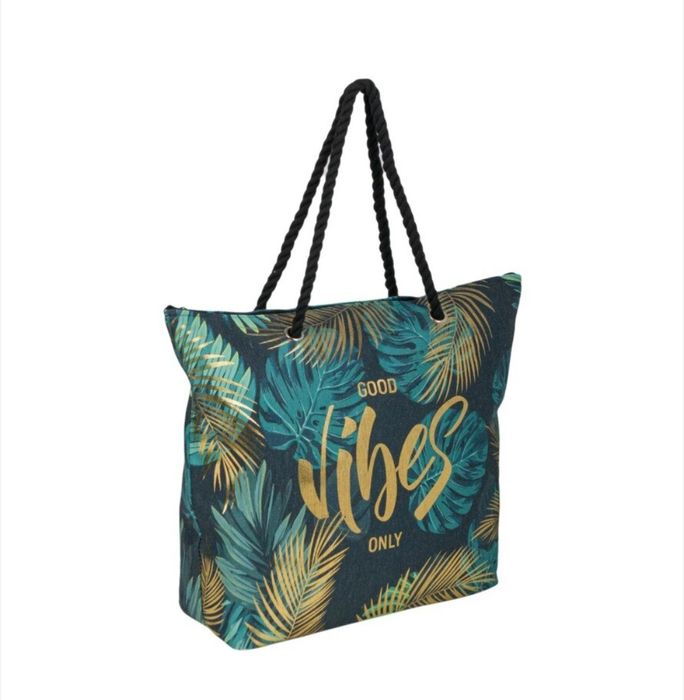 Плажни чанта, многоцветни, 38 х 14 х 3 см