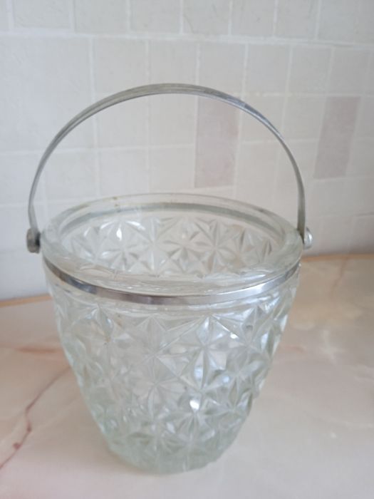 Ведёрко вазочка стекло СССР