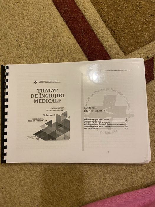 Tratat ingrijiri medicale - Crin Marcean vol I