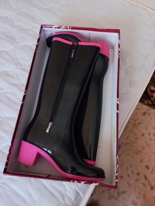 Сапоги резиновые утеплённые