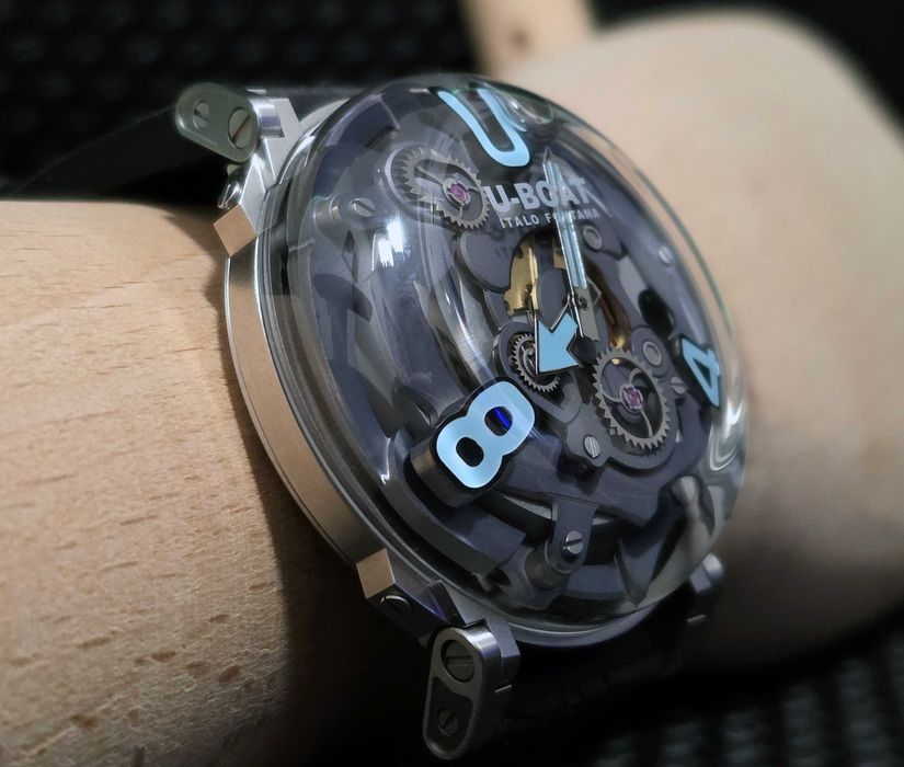 U-BOAT U-65 44mm SS TURQUOISE – Ref 3352 – NOU – Ceas în GARANȚIE