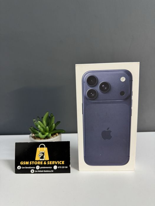 Redus de la 5899 lei Iphone 17 Pro Deep Blue 256Gb Garantie Gsm Store&Service