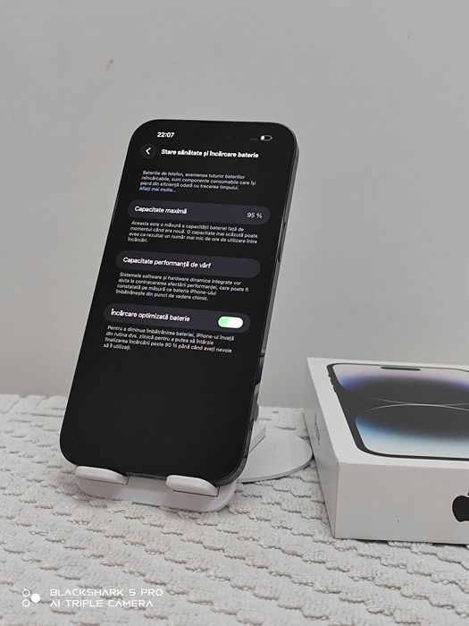 iPhone 14 Pro Max, 256GB Space Black Neverlock 9.8/10