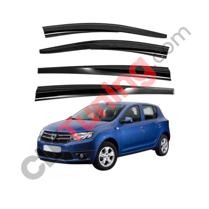 paravanturi geamuri cu prindere pe exterior pentru Dacia Sandero 2