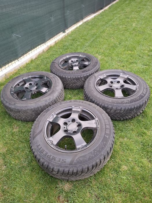 Set roti iarna aliaj cu anvelope 195/65 R15 profil 7mm