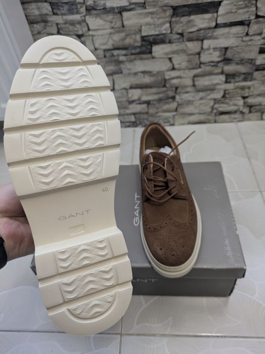 Pantofi Gant piele intoarsa