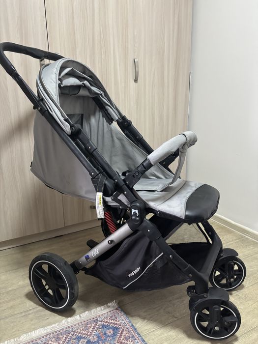 Коляска серый в хорошем состояни