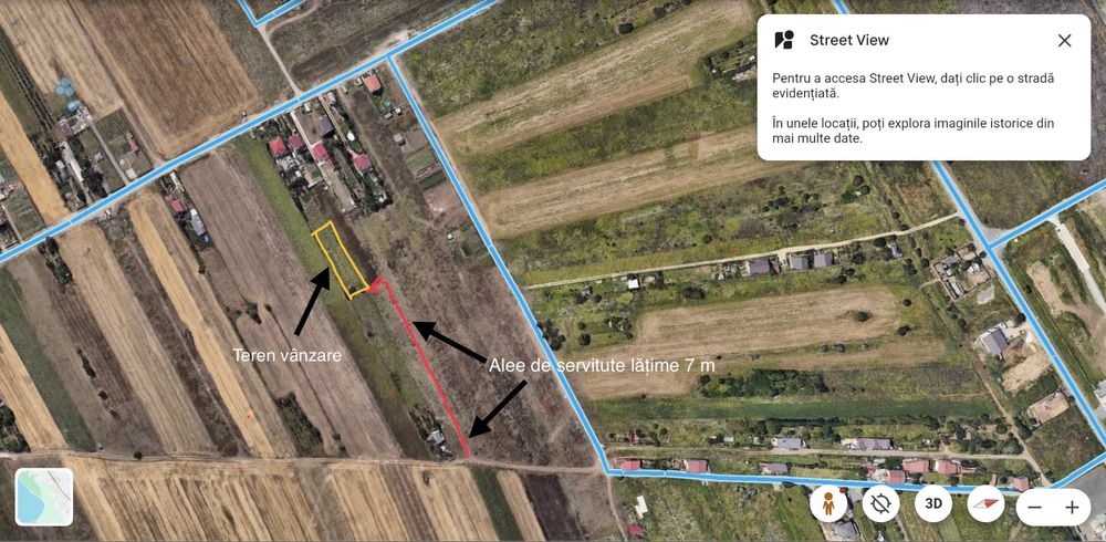 Vand teren intravilan Lazu -  1000 m2 - 65000 E