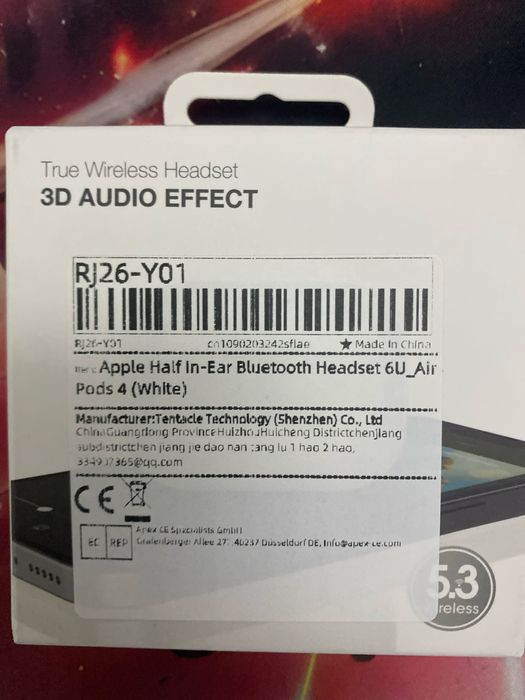 Casti air pods 4(noi,cu cutie)